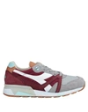 Diadora Sneakers In Maroon