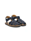 Camper Kids' Bicho Logo Patch Sandals In Navy