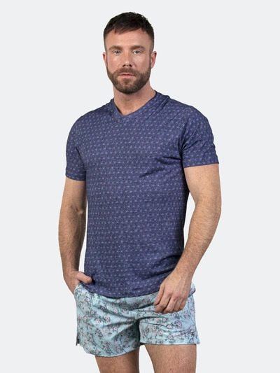 Lords Of Harlech Maze Star Geo Indigo