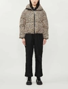 Cordova Mont Blanc Cropped Shell-down Jacket In Ocelot