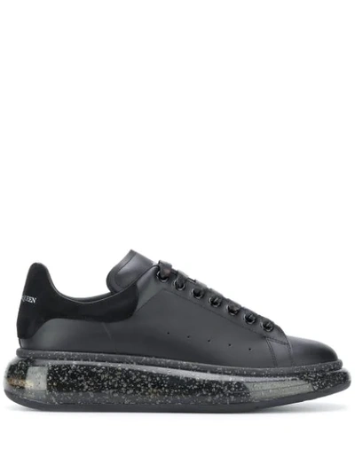 Alexander Mcqueen Black & Grey Oversized Sneakers In White/ Lust Red