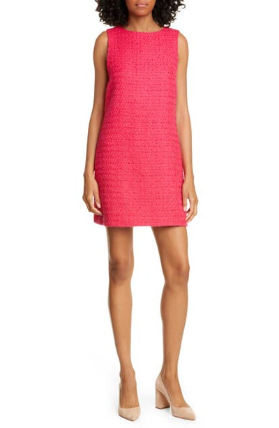 Alice And Olivia Clyde Sleeveless A-line Shift Dress In Bright Pink