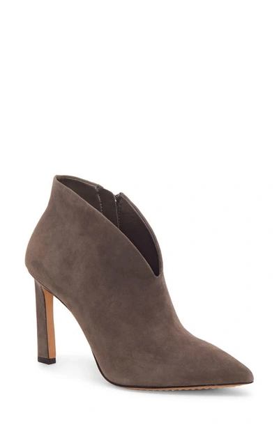 Vince Camuto Sestrind Bootie In Starlight Grey Suede
