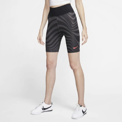 Nike Sportswear Legasee Air Max Jersey Bike Shorts In Black