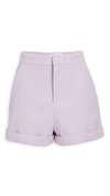 Endless Rose High Waist Tailored Shorts In Lilac