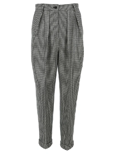 Jw Anderson Houndstooth Tapered Trousers In Multi