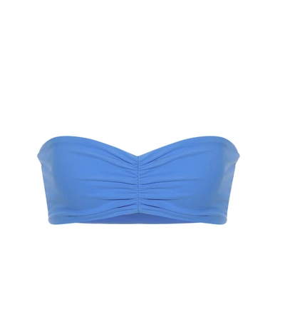 Jade Swim Ava Bandeau Bikini Top In Blue
