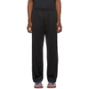 Balenciaga Men's Logo-taping Track Pants In Black