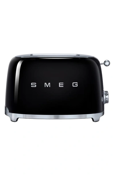 Smeg 50s Retro Style Two-slice Toaster In Black