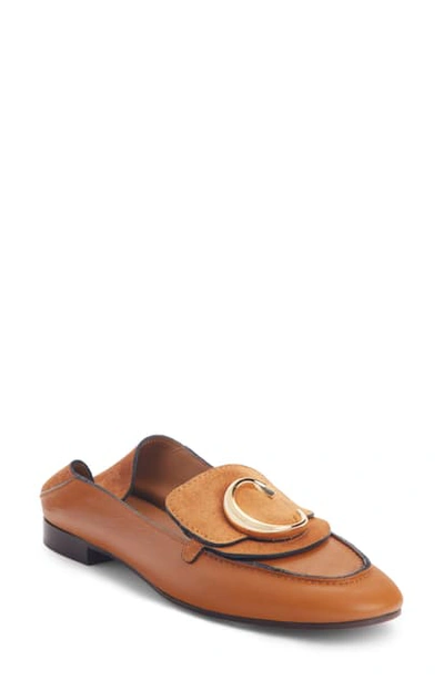 Chloé C Convertible Loafer In Ochre Delight