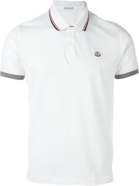 Moncler Logo Polo Shirt | ModeSens