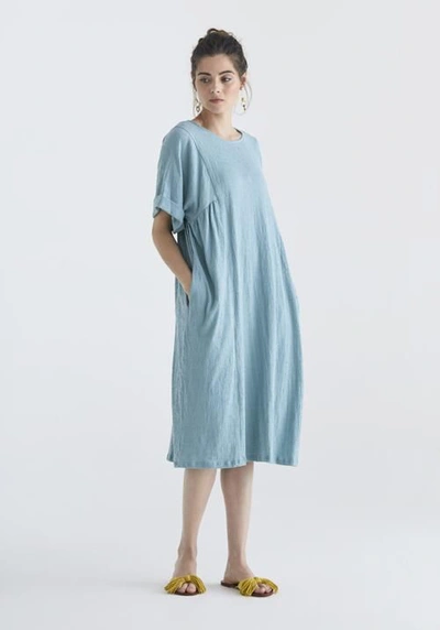 Paisie Selsey Relaxed Fit Dress In Teal