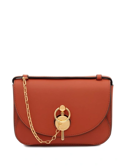 Jw Anderson Mini Keyts Crossbody Bag In Brown