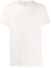 Filippa K M Roll Round Neck T-shirt In Faded Pink