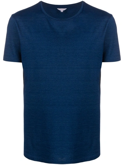 Orlebar Brown Short-sleeve Cotton T-shirt In Blue
