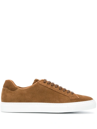 Scarosso Lace-up Sneakers In Brown