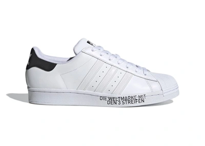 Pre-owned Adidas Originals  Superstar International Flavor White In Cloud White/cloud White/core Black