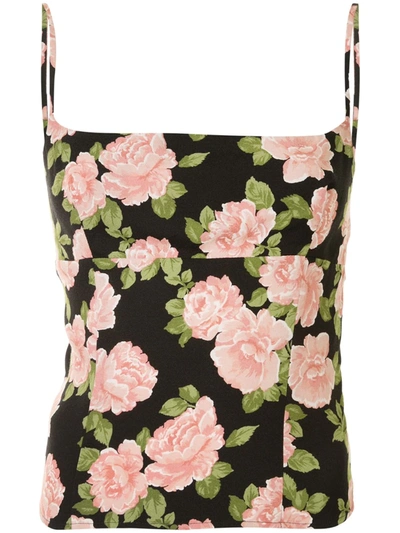 Reformation Grace Floral-print Cami Top In Multicolour