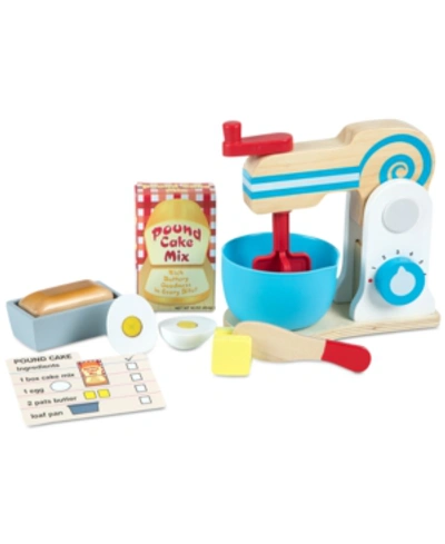 Melissa & Doug Wooden Make-a-cake Toy Mixer Set - Ages 3+ In No Color