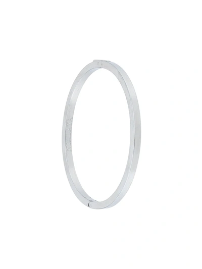 Nialaya Jewelry Slim Bracelet Band In Silver