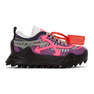Off-white Odsy-1000 Low-top Sneakers In Purple,fuchsia,black