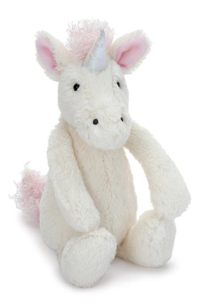 Jellycat Babies'  'small Bashful Unicorn' Stuffed Animal In Cream