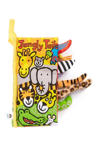 Jellycat Jungly Tails Cloth Book In Multi