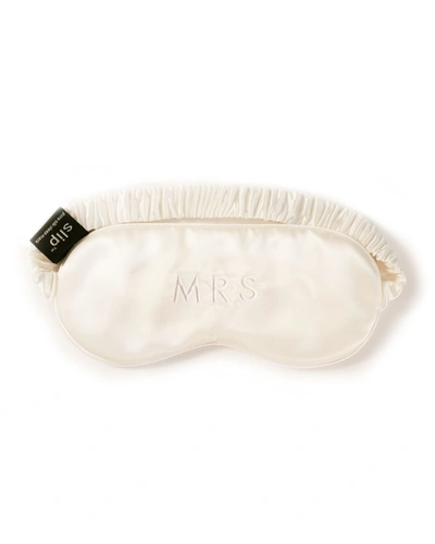 Slip Pure Silk Sleep Mask - Bridal Collection In White