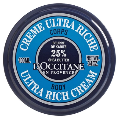 L'occitane Shea Butter Ultra Rich Body Cream (net Wt. 3.4 Oz.)