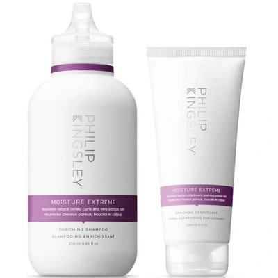 Philip Kingsley Moisture Extreme Duo - Shampoo & Conditioner (worth $68) In Multi