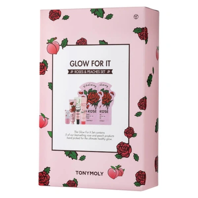Tonymoly Glow For It - Peaches And Roses Set (worth $44)