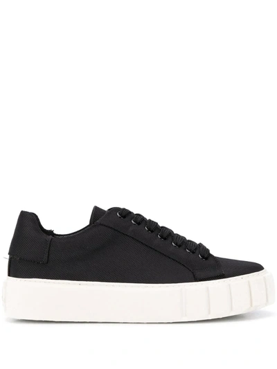 Primury Low-top Platform Trainers In Black