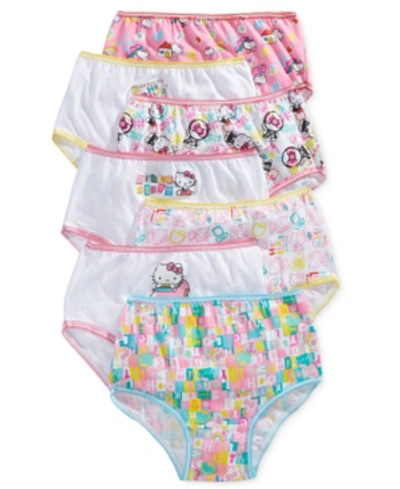 Disney Kids' Hello Kitty Cotton Panties, 7-pack, Toddler Girls