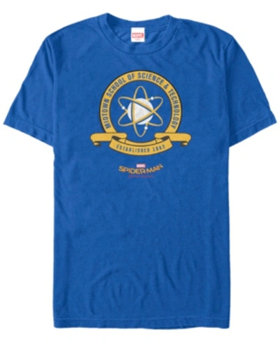 Marvel Boy's  Spider-man: Homecoming Midtown School Crest Child T-shirt In Royal