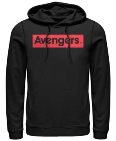 Marvel Men's Avengers Classic Logo, Pullover Hoodie In Black