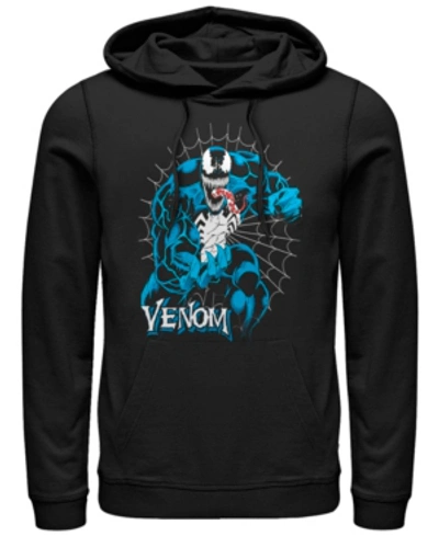 Marvel Men's Classic Venom Web, Pullover Hoodie In Black