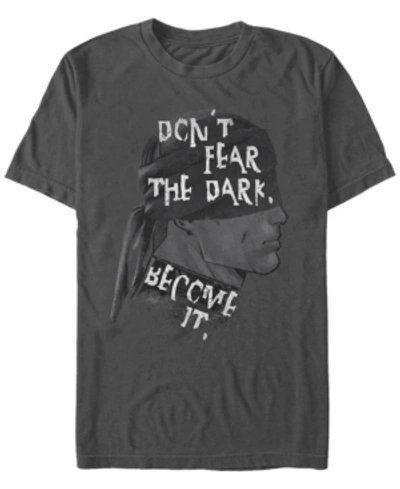 Marvel Men's Classic Daredevil Become The Darkness, Short Sleeve T-shirt In Charcoal