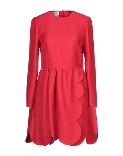 Valentino Short Dress In Red