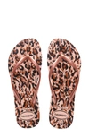 Havaianas Slim Leopard-print Rubber Flip-flops In Ballet Rose