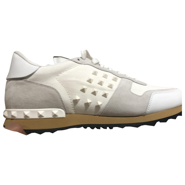 leather mens valentino trainers