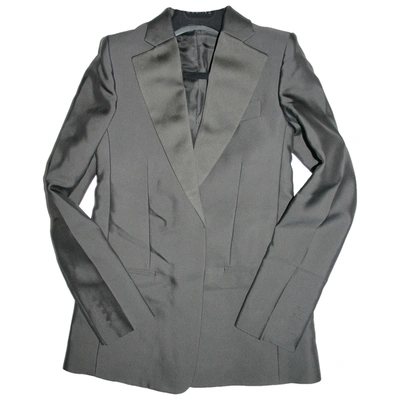 Pre-owned Celine Silk Blazer In Black