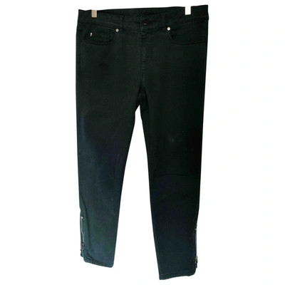 Pre-owned Alexander Mcqueen Green Denim - Jeans Jeans