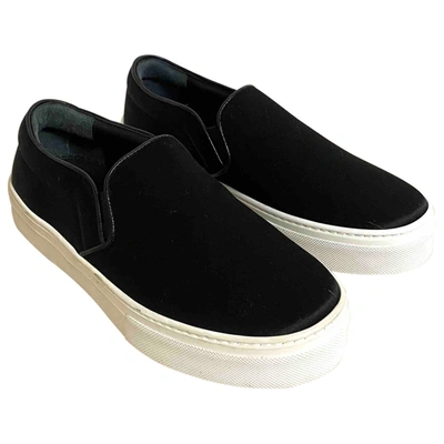 Pre-owned Celine Cloth Trainers In Black