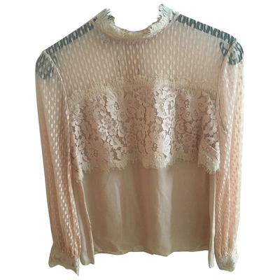 Pre-owned Temperley London Silk Blouse In Pink