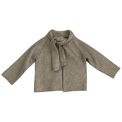 Pre-owned Cacharel Wool Cardigan In Gold