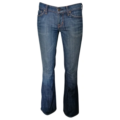 Pre-owned Citizens Of Humanity Cotton Jeans