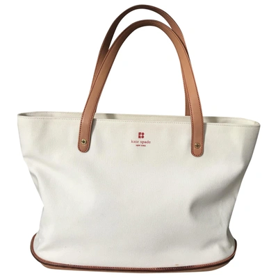 Pre-owned Kate Spade Tote In White