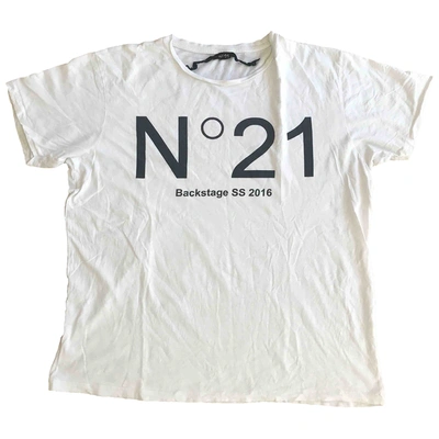 Pre-owned N°21 White Cotton T-shirt