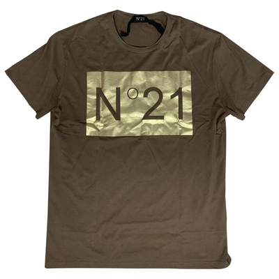 Pre-owned N°21 Brown Cotton Top
