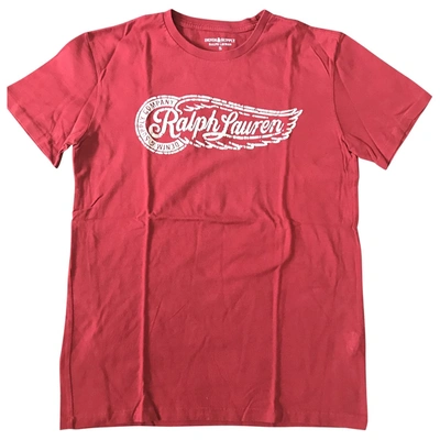 Pre-owned Ralph Lauren Red Cotton T-shirt